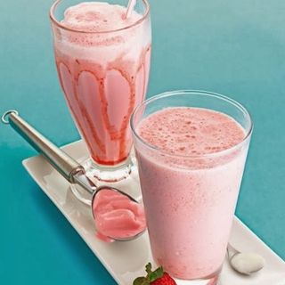  Milkshake de morango