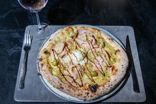 Napoletana Mortadela e pistacio