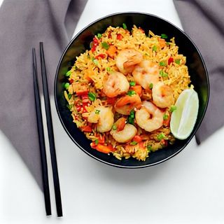 Prawns Stir Fry Rice