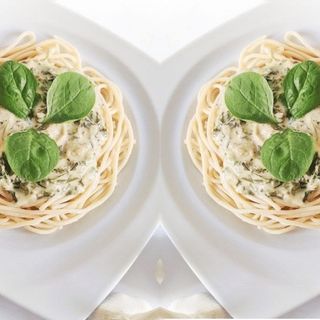 Makaron XL spaghetti Szpinakowe 600g  z serem 