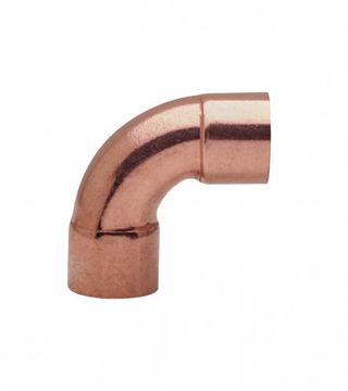 (008357) Koljeno 15" 90 dugo bakar Frabo RR5002