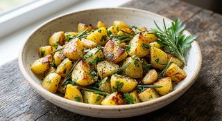 Patate saltate al prezzemolo e rosmarino