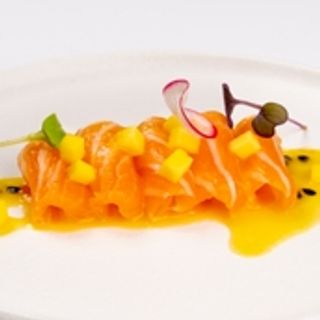 91. Carpaccio sake fruit 5 pezzi