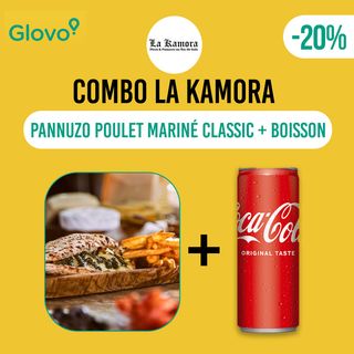 Promo 20%  Pannuzo poulet grillé classic + boisson