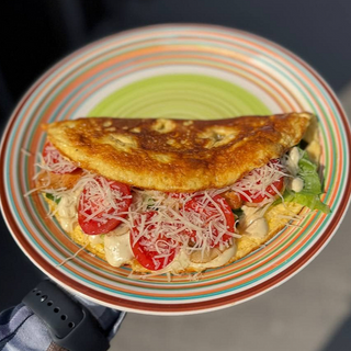 Омлет з куркою