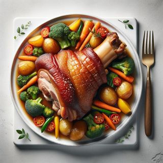 Golonka w 5 smakach z warzywami