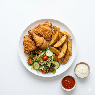 Plato Pollo frito