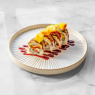 Uramaki green roll