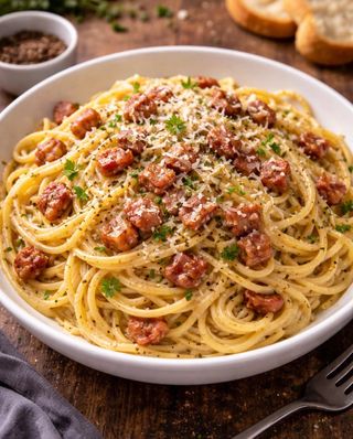 Paste carbonara