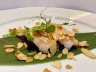 Nigiri ebi venere mandorle