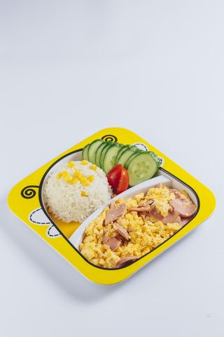 Скрэмбл с колбасками