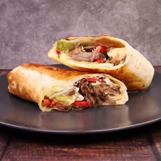 Бурито с дърпано Свинско и гуакамоле