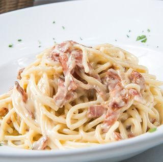 Spaghetti carbonara de gorgonzola