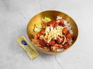 Gochu Chicken Cupbop (fusion)