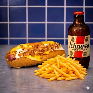 menu cheese dog
