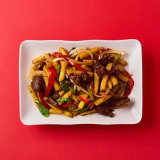 Фри с мясом
