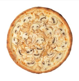 Пицца с курицей и грибами