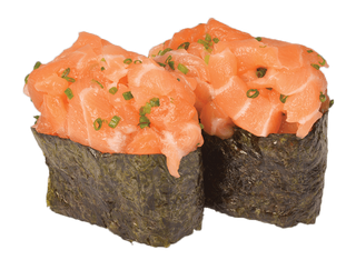 Gunkan Saumon - 2 Pièces