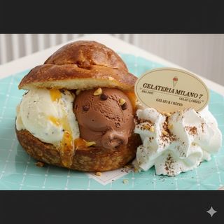 Brioche con gelato