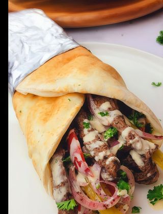 Shawarma de ternera wrap 20cm