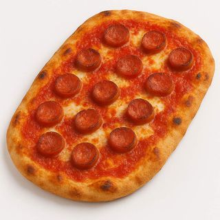 Pinsa Margherita e wurstel