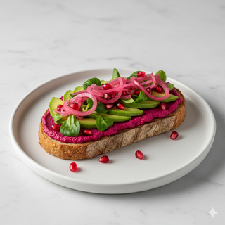 Tostada Beet & Green