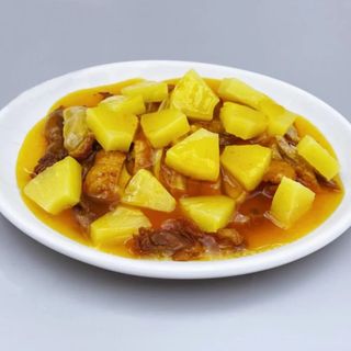 Pato con piña