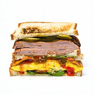 Bocadillo magra con tortilla