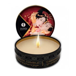 Vela De Masajes Fresas Con Vino