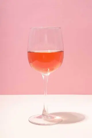 copa vino rosado