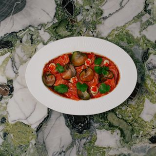 Сашимі з лосося на соусі мацухісо