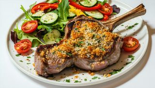 Bone-in porkchop crust