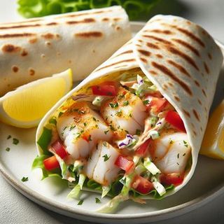 Mediterranean Fish Wrap