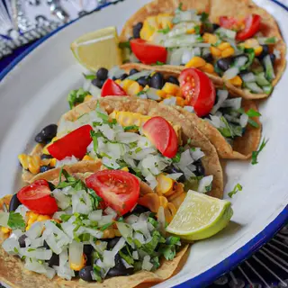 Tacos Vegetarianos.