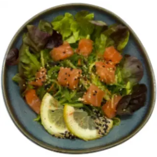  STARTERS   Gomma wakame saumon