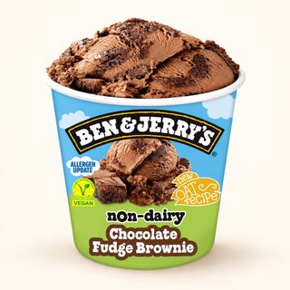 B&J Chocolate fudge Brownie Vegano