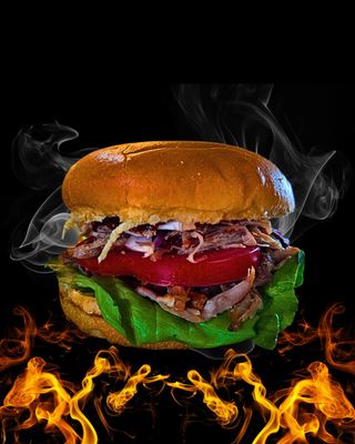 Burger sa drpanim mesom