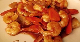 Gambas Con Salsa Picante