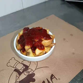 Entrante de patatas a la barbacoa