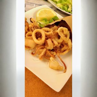 Frittura di calamari e gamberi