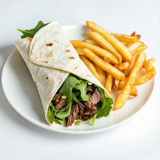 Chips with Chicken Wrap