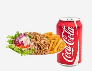 Doner Plato  + pan+Bebida