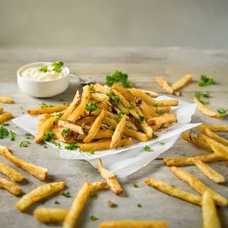 Cartofi prajiti cu parmezan