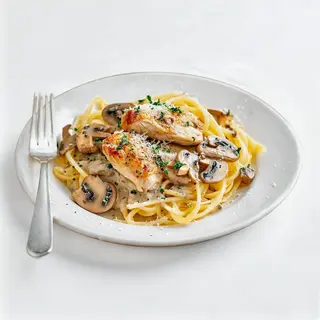 Pasta Poulet Champignons