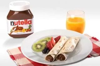 Piadina con Nutella