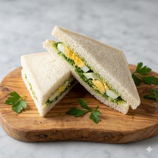 Tramezzino salsa verde, uova sode