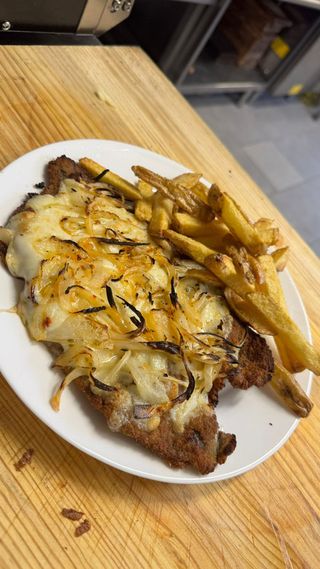 Milanesa A La Fugazzeta