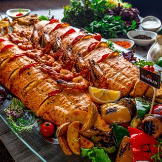 Норвежская семга на компанию