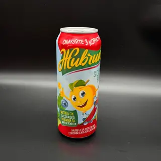 Bebida Refrescante Con Manzana "zhivchik" Lata 0.5l