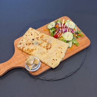 Crêpe poulet champignons